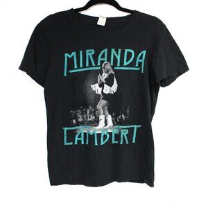 Miranda Lambert Livin Like Hippies T-shirt Size Small Black Front/Back Graphic